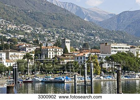 Church San Vittore, Locarno, Ticino, Switzerland View Large Photo Image Stock Image - Church San Vittore, Locarno, Ticino, Switzerland . Fotosearch