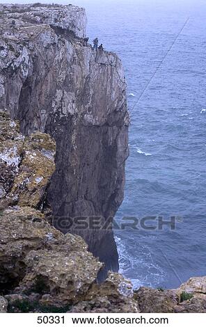 Cliff at coast, Atlantic Ocean, Ponta de Sagres, Algarve, Portugal View Large Photo Image Stock Image - Cliff at coast, Atlantic Ocean, Ponta de Sagres, Algarve, Portugal . Fotosearch