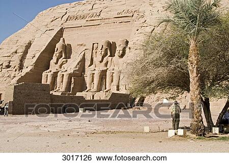 Colossal statues at the Temple of Ramesses II in Abu Simbel, Egypt View Large Photo Image Stock Photograph - Colossal statues at the Temple of Ramesses II in Abu Simbel, Egypt . Fotosearch