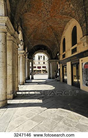 Columns of the Basilica, Vicenza, Venetia, Italy View Large Photo Image Stock Photograph - Columns of the Basilica, Vicenza, Venetia, Italy . Fotosearch