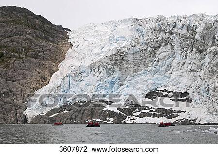 De Agostini-Gletscher and Seno Serrano Fjord, Tierra del Fuego, Chile View Large Photo Image Stock Image - De Agostini-Gletscher and Seno Serrano Fjord, Tierra del Fuego, Chile . Fotosearch