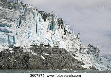 De Agostini-Gletscher and Seno Serrano Fjord, Tierra del Fuego, Chile View Large Photo Image Stock Photography - De Agostini-Gletscher and Seno Serrano Fjord, Tierra del Fuego, Chile . Fotosearch