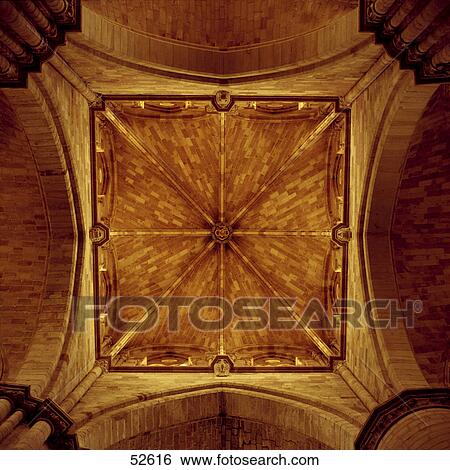 Details of ceiling of church, Siguenza cathedral, Siguenza, Guadalajara, Spain View Large Photo Image Stock Photograph - Details of ceiling of church, Siguenza cathedral, Siguenza, Guadalajara, Spain . Fotosearch