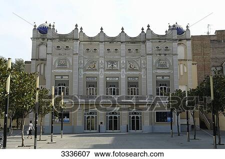 Stock Photo - El Jardi (municipal theatre building), Figueres, Spain . Fotosearch