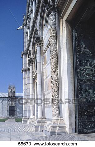 Entrance of cathedral, Pisa, Pisa Province, Tuscany, Italy View Large Photo Image Stock Image - Entrance of cathedral, Pisa, Pisa Province, Tuscany, Italy . Fotosearch