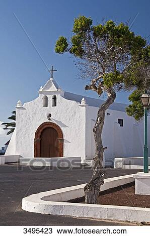 Eremita de Nuestra Senora del Socorro, Tiagua, Lanzarote, Canary Islands, Spain, Europe View Large Photo Image Stock Image - Eremita de Nuestra Senora del Socorro, Tiagua, Lanzarote, Canary Islands, Spain, Europe . Fotosearch