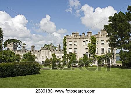 Facade of castle, Glin Castle, Limerick, County Limerick, Munster, Ireland View Large Photo Image Stock Image - Facade of castle, Glin Castle, Limerick, County Limerick, Munster, Ireland . Fotosearch
