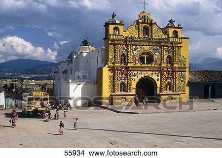 Facade of church, Guatemala, South America View Large Photo Image Picture - Facade of church, Guatemala, South America . Fotosearch