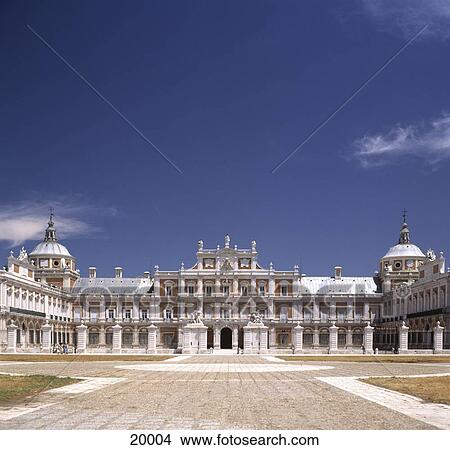 Facade of palace, Aranjuez, Madrid, Spain View Large Photo Image Picture - Facade of palace, Aranjuez, Madrid, Spain . Fotosearch