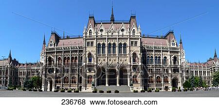 Facade of parliament building, Hungarian Parliament Building, Budapest, Hungary View Large Photo Image Stock Photo - Facade of parliament building, Hungarian Parliament Building, Budapest, Hungary . Fotosearch