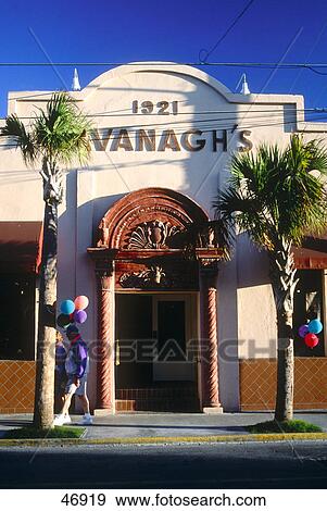 Stock Photo - Facade of souvenir shop, Key West, Florida, USA . Fotosearch