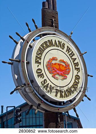 Stock Image - Fishermans Wharf, San Francisco, California, USA . Fotosearch