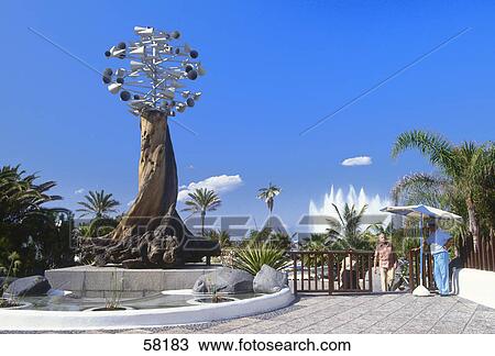 Fountain at square, La Laguna, Tenerife, Canary Islands, Spain View Large Photo Image Stock Image - Fountain at square, La Laguna, Tenerife, Canary Islands, Spain . Fotosearch