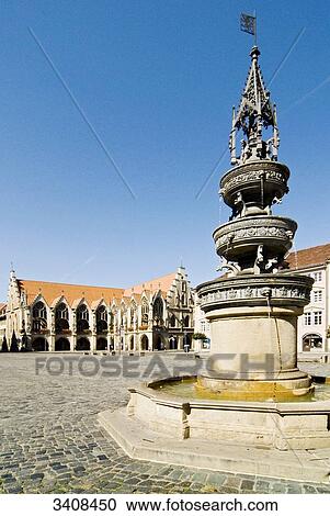 Fountain on the Altstadtmarkt (Old Town Square), Brunswick, Germany View Large Photo Image Stock Image - Fountain on the Altstadtmarkt (Old Town Square), Brunswick, Germany . Fotosearch