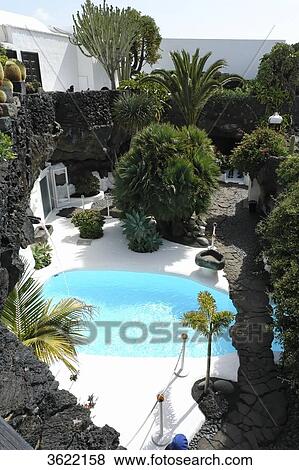 Fundacion Cesar Manrique, Tahiche, Lanzarote, Canary Islands, Spain View Large Photo Image Stock Photo - Fundacion Cesar Manrique, Tahiche, Lanzarote, Canary Islands, Spain . Fotosearch