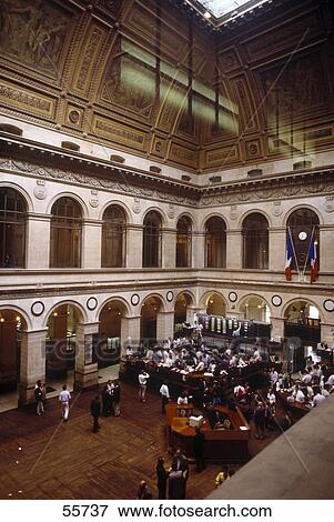 Group of people at stock exchange building, Paris, France View Large Photo Image Stock Photo - Group of people at stock exchange building, Paris, France . Fotosearch
