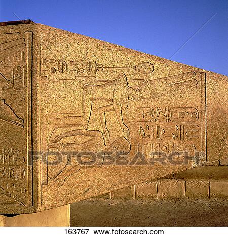 Hieroglyphics on obelisk, Temples of Karnak, Karnak, Luxor, Egypt View Large Photo Image Stock Photo - Hieroglyphics on obelisk, Temples of Karnak, Karnak, Luxor, Egypt . Fotosearch