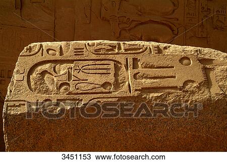 Hieroglyphs on a stone, Karnak Temple, Karnak, Egypt View Large Photo Image Stock Image - Hieroglyphs on a stone, Karnak Temple, Karnak, Egypt . Fotosearch