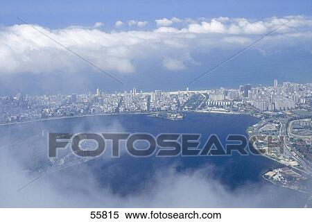 High angle view of buildings at waterfront, Rio de Janeiro, Brazil View Large Photo Image Stock Photography - High angle view of buildings at waterfront, Rio de Janeiro, Brazil . Fotosearch