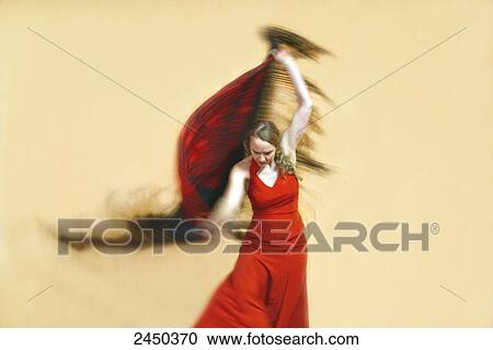 High angle view of female flamenco dancer dancing View Large Photo Image Stock Image - High angle view of female flamenco dancer dancing . Fotosearch