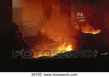 High angle view of smelting plant, Asturias, Spain View Large Photo Image Stock Image - High angle view of smelting plant, Asturias, Spain . Fotosearch