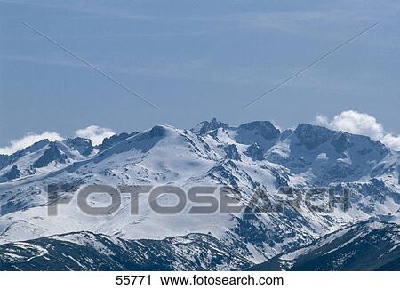 High angle view of snow covered mountain range, Circo de Gredos, Avila, Avila Province, Spain View Large Photo Image Stock Image - High angle view of snow covered mountain range, Circo de Gredos, Avila, Avila Province, Spain . Fotosearch