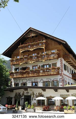 Hotel Corona San Vigilio, Enneberg, South Tyrol, Italy View Large Photo Image Stock Photography - Hotel Corona San Vigilio, Enneberg, South Tyrol, Italy . Fotosearch