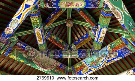 Interiors of building, Beihai Park. Beijing, China View Large Photo Image Stock Image - Interiors of building, Beihai Park. Beijing, China . Fotosearch