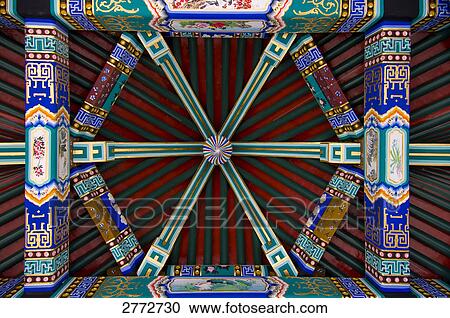 Interiors of building, Beihai Park. Beijing, China View Large Photo Image Stock Image - Interiors of building, Beihai Park. Beijing, China . Fotosearch