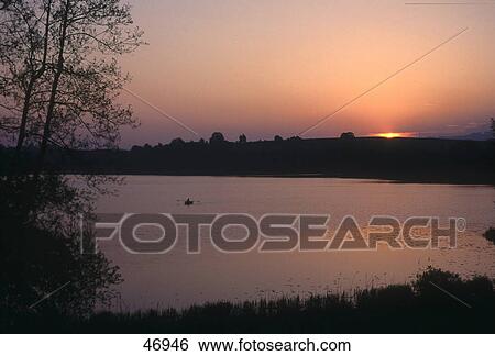 Lake at dusk, Laufen, Bavaria, Germany View Large Photo Image Stock Photograph - Lake at dusk, Laufen, Bavaria, Germany . Fotosearch