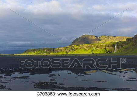 Landscape near Selfoss, Iceland View Large Photo Image Stock Photo - Landscape near Selfoss, Iceland . Fotosearch