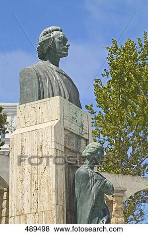 Low angel view of statue of The Poet Mihai Eminescu, Constanta, Romania  View Large Photo Image Stock Photo - Low angel view of statue of The Poet Mihai Eminescu, Constanta, Romania . Fotosearch