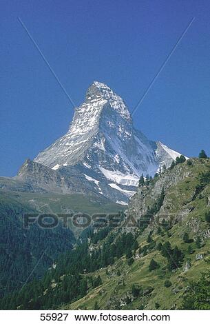 Low angle view of mountain, Matterhorn, Switzerland, Europe View Large Photo Image Stock Photo - Low angle view of mountain, Matterhorn, Switzerland, Europe . Fotosearch