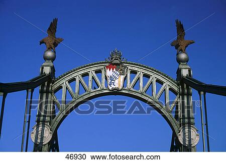 Low angle view of old bridge, Laufen, Germany View Large Photo Image Stock Image - Low angle view of old bridge, Laufen, Germany . Fotosearch