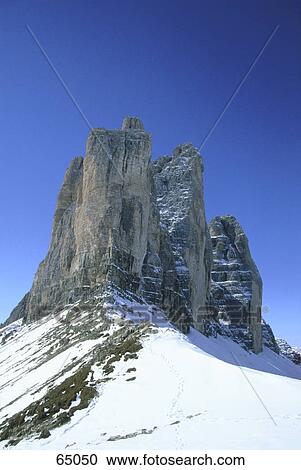 Low angle view of rock formation, Tre Cime de Lavaredo, Dolomiti Di Sesto NP, Alto Adige, Italy View Large Photo Image Stock Image - Low angle view of rock formation, Tre Cime de Lavaredo, Dolomiti Di Sesto NP, Alto Adige, Italy . Fotosearch