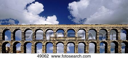 Low angle view of roman aqueduct, Segovia, Spain View Large Photo Image Stock Image - Low angle view of roman aqueduct, Segovia, Spain . Fotosearch