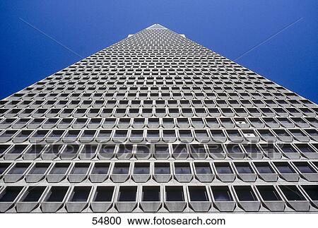 Low angle view of skyscraper, TransAmerica, San Francisco, California, USA View Large Photo Image Stock Image - Low angle view of skyscraper, TransAmerica, San Francisco, California, USA . Fotosearch
