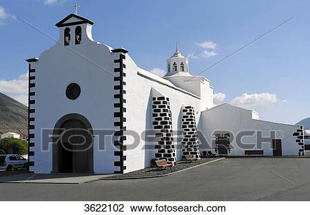 Nuestra Senora de los Dolores, Mancha Blanca, Lanzarote, Canary Islands, Spain, Europe View Large Photo Image Stock Image - Nuestra Senora de los Dolores, Mancha Blanca, Lanzarote, Canary Islands, Spain, Europe . Fotosearch