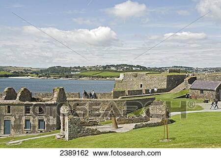 Old ruins of fort, Charles Fort, Kinsale, Cork County, Munster, Ireland View Large Photo Image Stock Image - Old ruins of fort, Charles Fort, Kinsale, Cork County, Munster, Ireland . Fotosearch