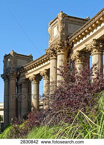 Stock Image - Palace of Fine Arts, San Francisco, California, USA . Fotosearch