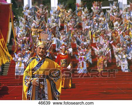 People in traditional clothing at sport festival, Putian, China View Large Photo Image Stock Photo - People in traditional clothing at sport festival, Putian, China . Fotosearch