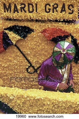 Person in Mardi Gras celebration, New Orleans, Louisiana, Usa View Large Photo Image Stock Image - Person in Mardi Gras celebration, New Orleans, Louisiana, Usa . Fotosearch