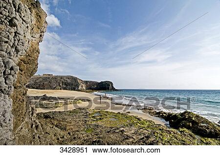 Playa del Pozo, Playas de Papagayo, Lanzarote, Spain View Large Photo Image Stock Image - Playa del Pozo, Playas de Papagayo, Lanzarote, Spain . Fotosearch