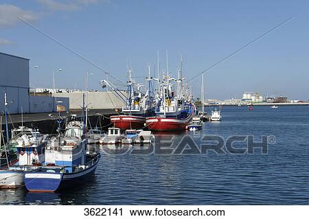 Stock Image - Puerto de Naos, Arrecife, Lanzarote, Canary Islands, Spain, Europe . Fotosearch