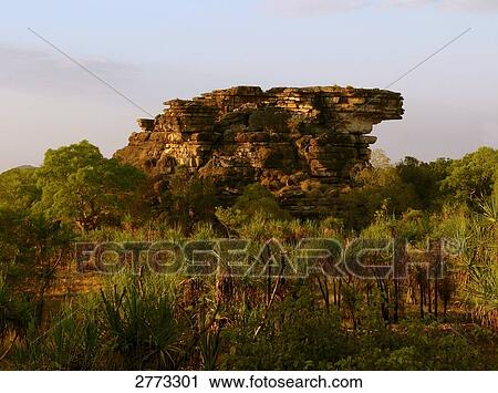 Rock formations on landscape, Ubirr, Kakadu National Park, Northern Territory, Australia View Large Photo Image Stock Image - Rock formations on landscape, Ubirr, Kakadu National Park, Northern Territory, Australia . Fotosearch