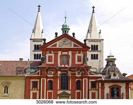 Romanesque church in Prague, Czech Republic View Large Photo Image Stock Photo - Romanesque church in Prague, Czech Republic . Fotosearch