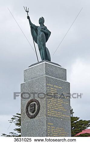 Royal Marines Monument, Port Stanley, Falkland Islands, South America, America View Large Photo Image Stock Photography - Royal Marines Monument, Port Stanley, Falkland Islands, South America, America . Fotosearch