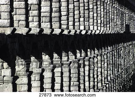 Ruins of Roman aqueduct, Segovia, Spain View Large Photo Image Stock Image - Ruins of Roman aqueduct, Segovia, Spain . Fotosearch