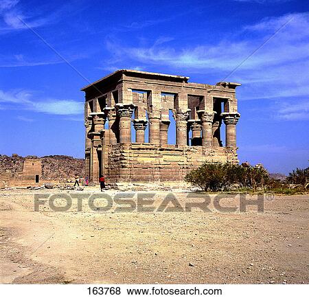 Ruins of temple, Augusta Trajan, Philae, Egypt View Large Photo Image Stock Photo - Ruins of temple, Augusta Trajan, Philae, Egypt . Fotosearch