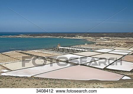 Salinas de Janubio, Lanzarote, Spain, elevated view View Large Photo Image Stock Image - Salinas de Janubio, Lanzarote, Spain, elevated view . Fotosearch